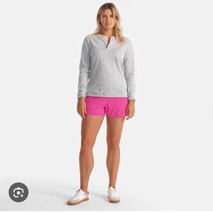 Lands End SunShade UPF 50 3” Board Shorts with Panty Swim Swimming Pink size 10